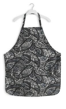 NWT Vera Bradley Midnight Paisley Cooking Apron Floral Tie Bib Apron